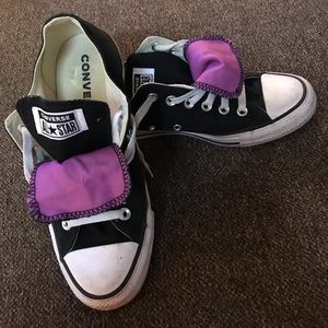 Black all star converse